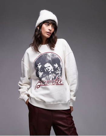 graphic license Blondie oversized sweat